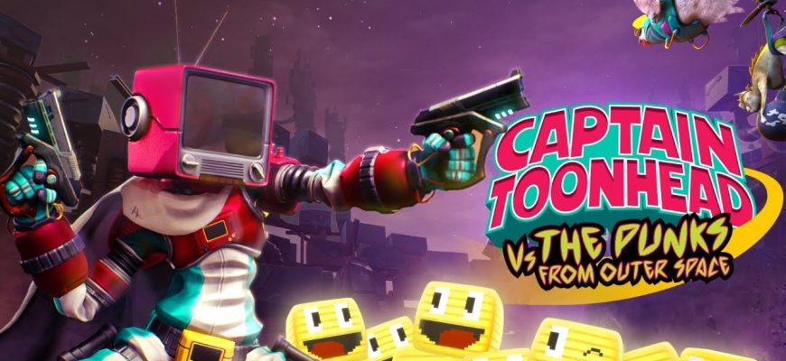 Captain ToonHead vs the Punks from Outer Space для Pico 4